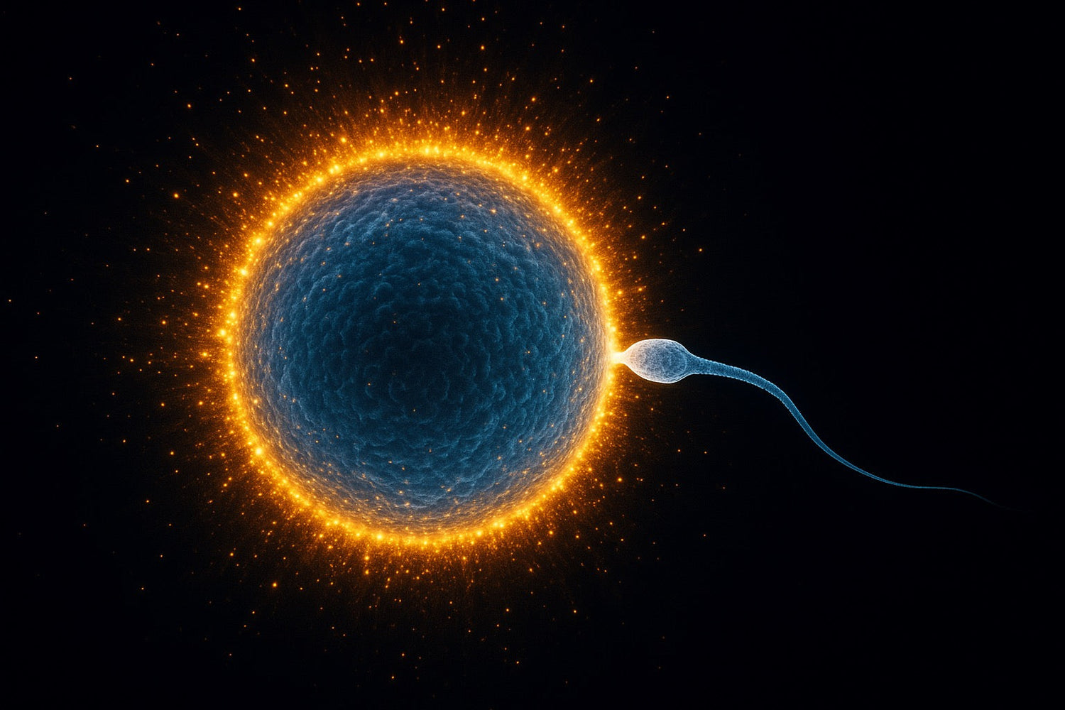 Reverse Aging at Conception: From Calcium Oscillations to the Zygote