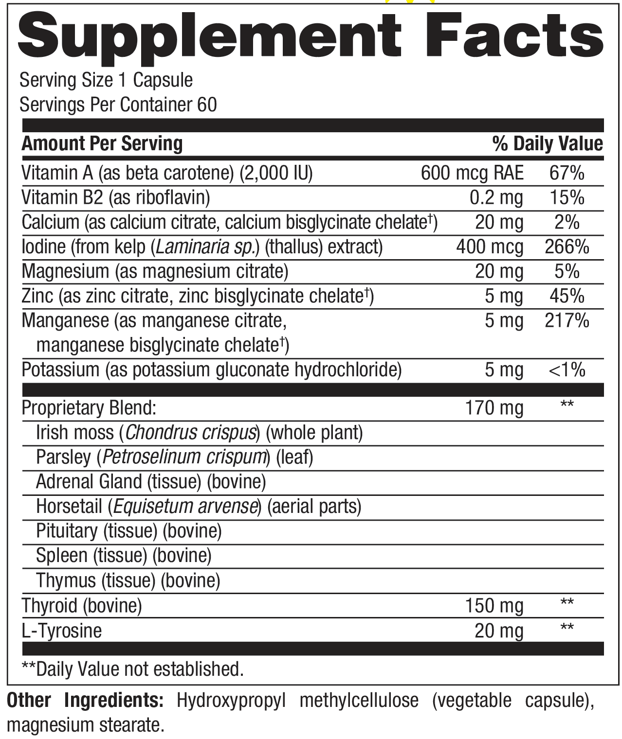 Metabolic T3/T4 Protocol