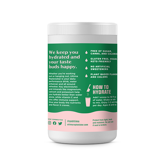 Watermelon Electrolyte Hydration Powder - 90 Serving Canister (Office Stock)