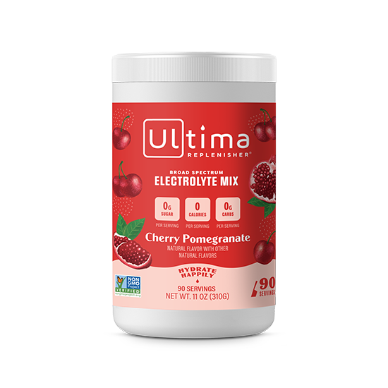 Cherry Pomegranate Electrolyte Hydration Powder - 90 Serving Canister (Office Stock)